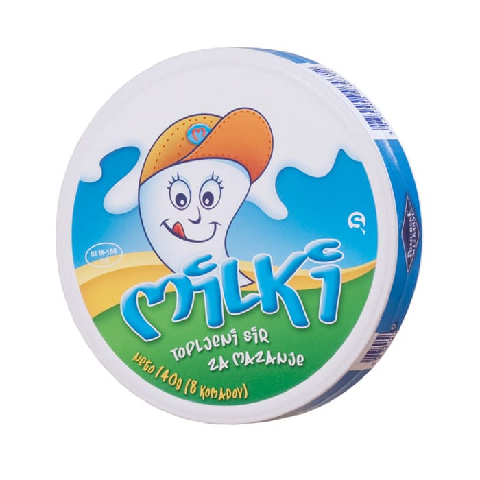 Pomurske mlekarne Milki topljeni sir za mazanje Pomurske mlekarne Milki topljeni sir za mazanje