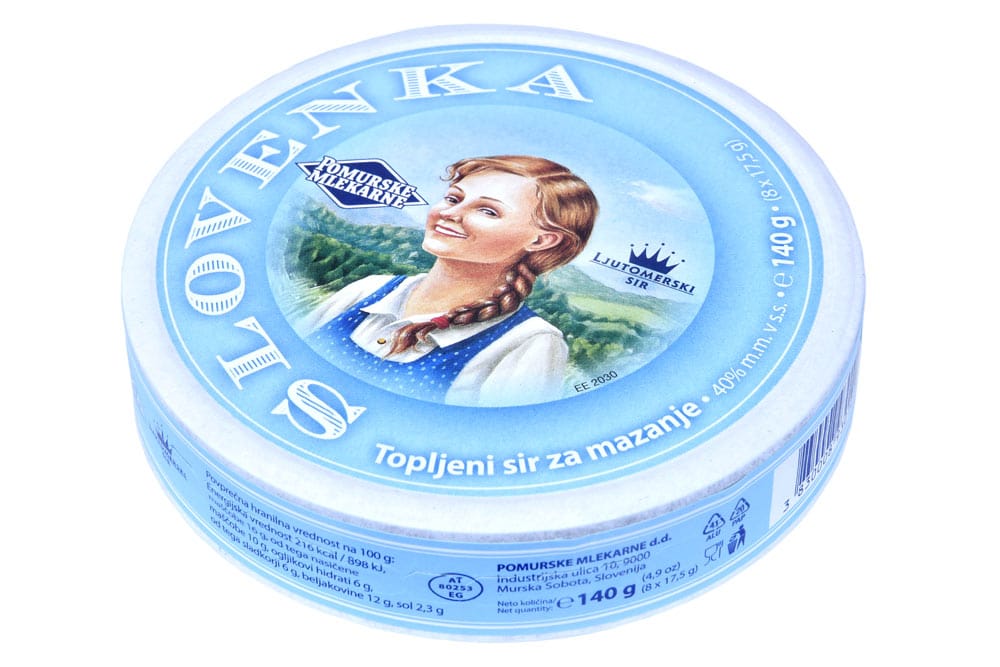 Processed cheese spread Slovenka Special