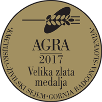 Velika zlata medalja AGRA 2017 Sejem AGRA 2017 Velika zlata medalja