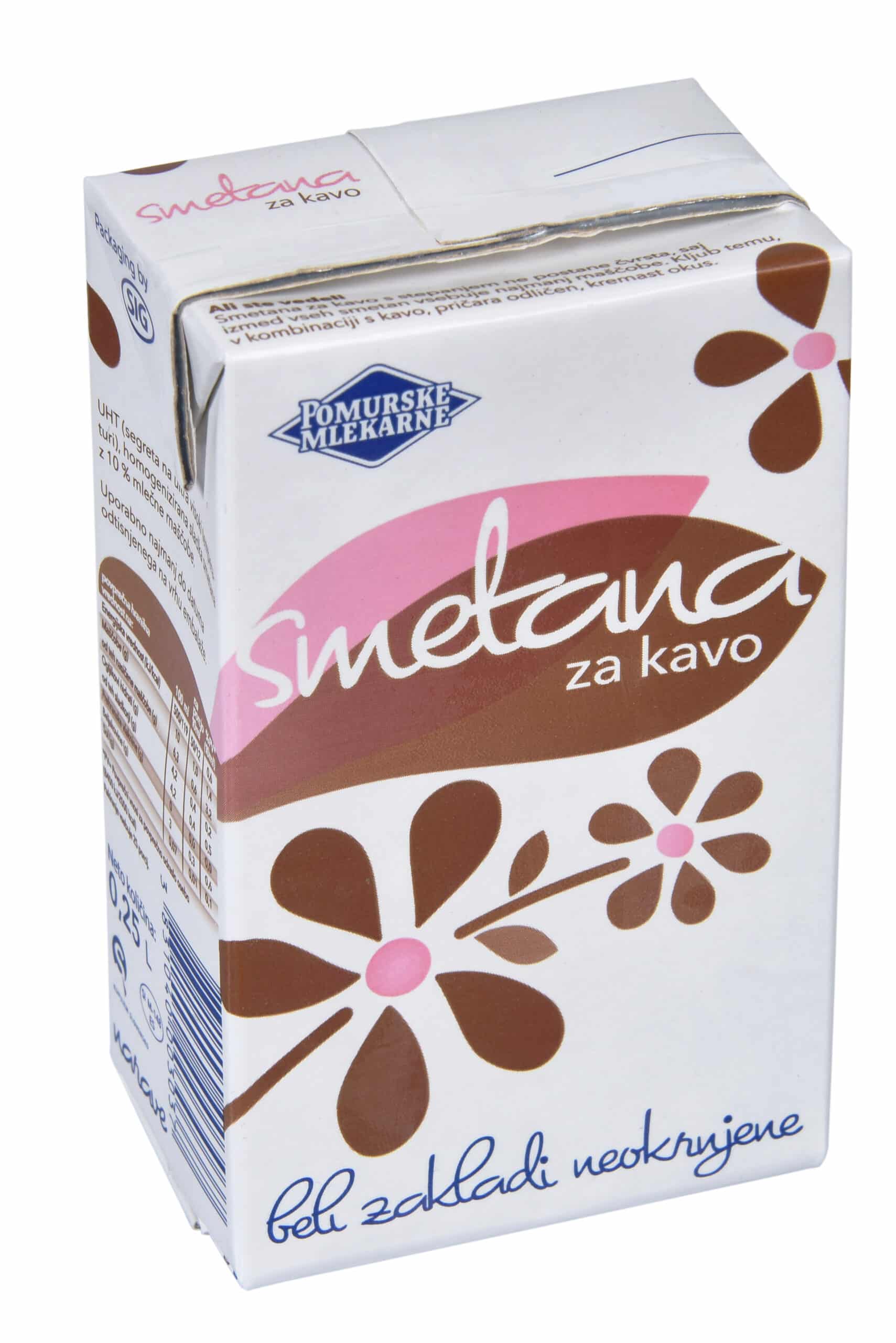 smetana za kavo smetana za kavo