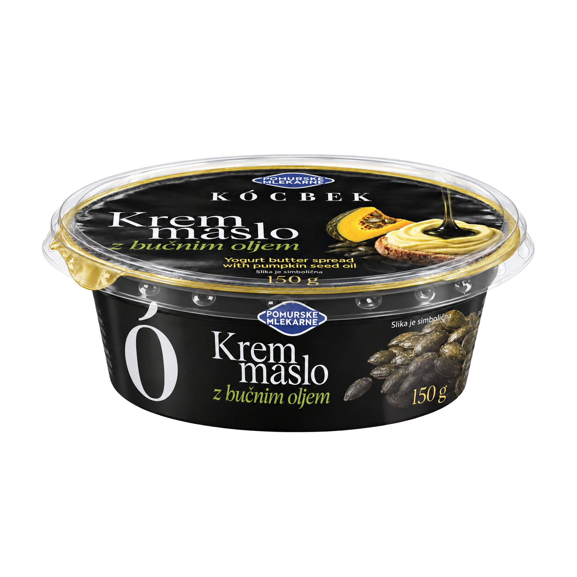 Krem maslo z bučnim oljem