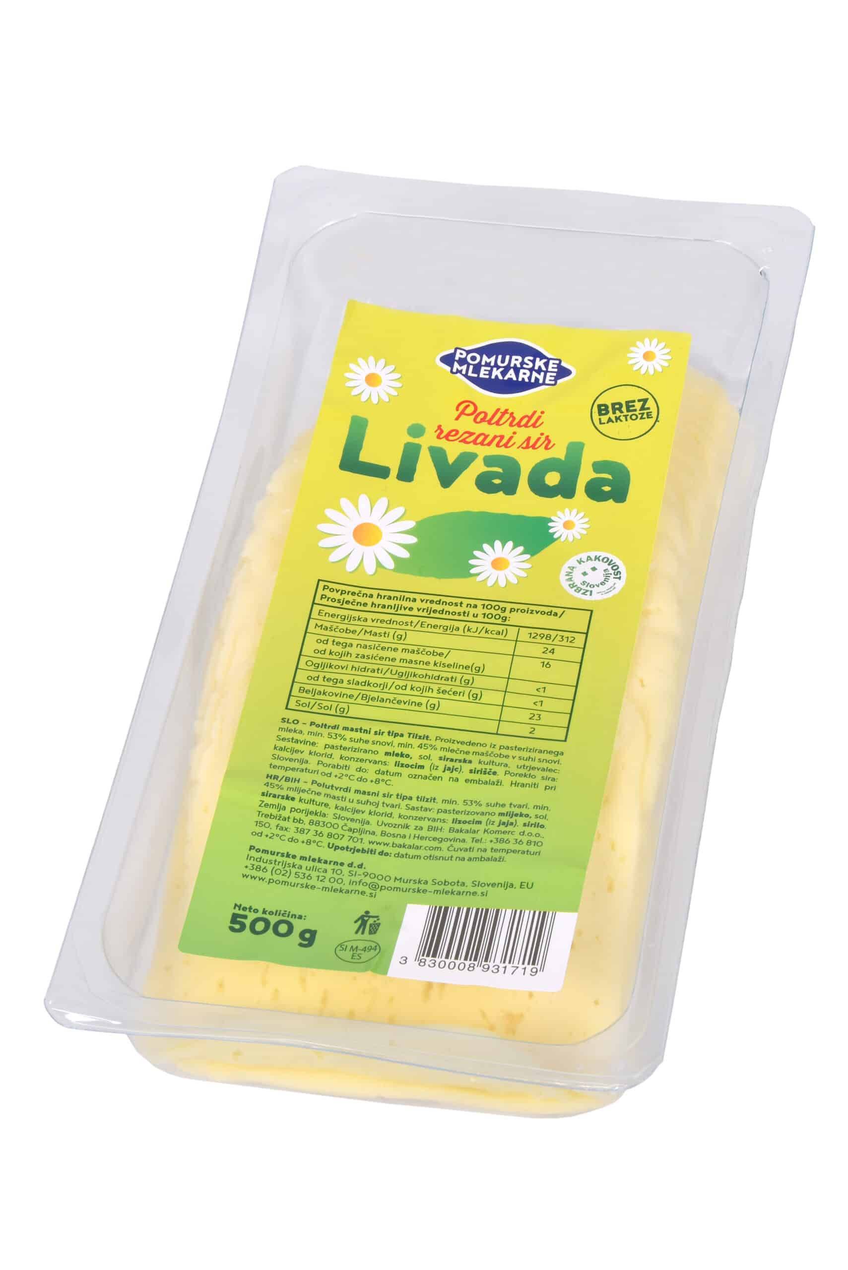 Sir Livada Classic 500g rezana