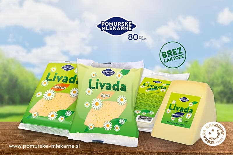 Pomurske mlekarne - Družina Livad: Livada Pomurska in Livada Prleška