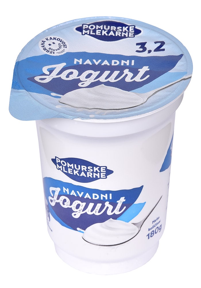 Navadni jogurt Pomurskih mlekarn