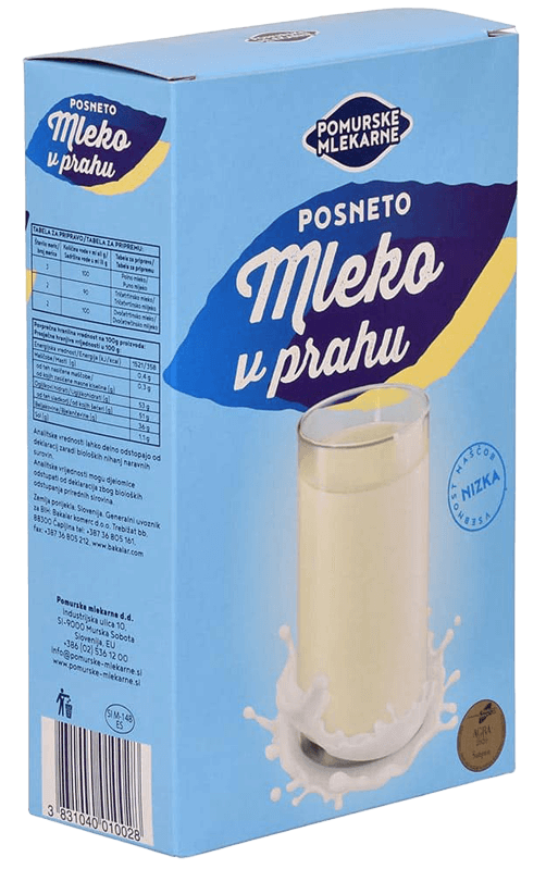 Posneto mleko v prahu